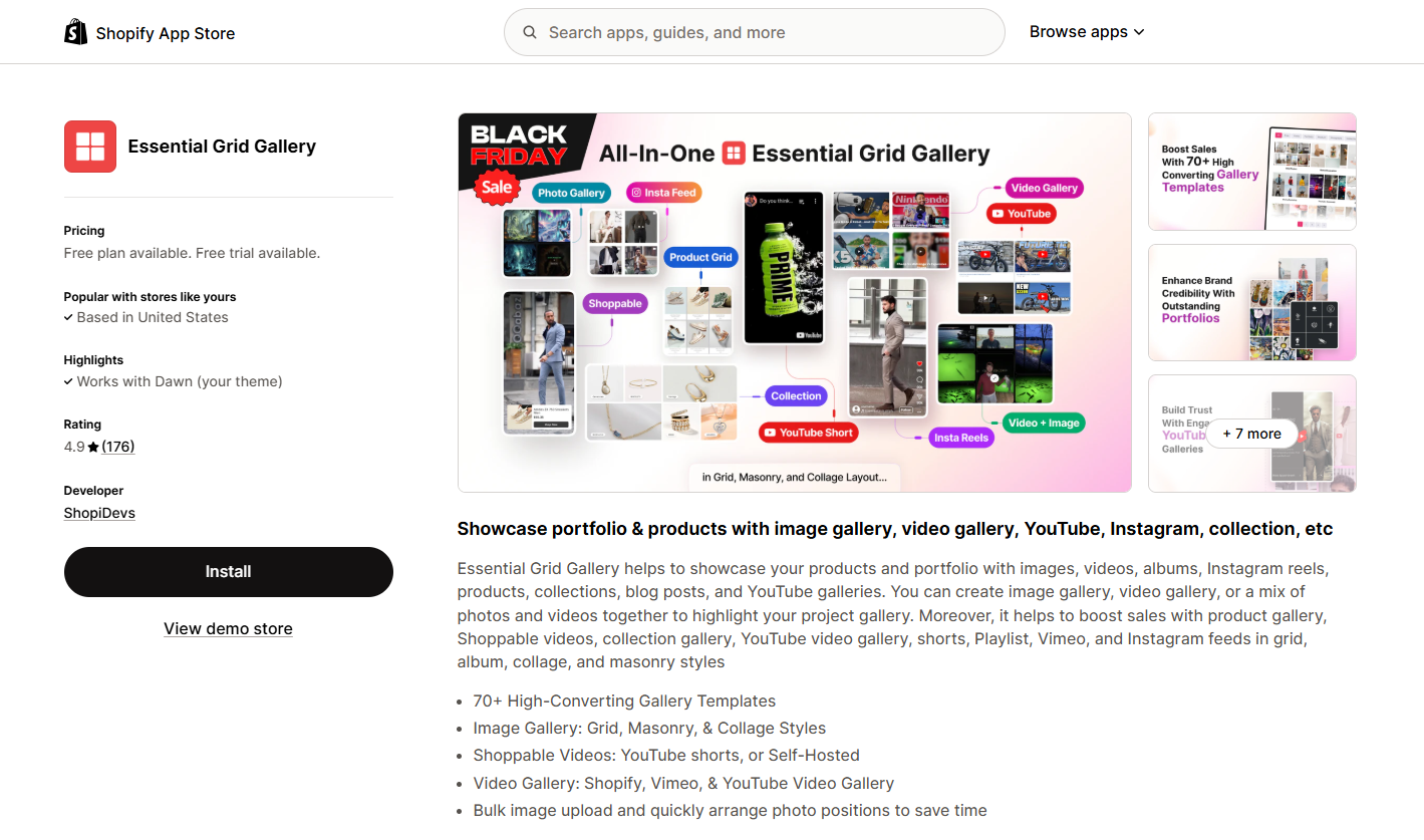 essential grid gallery