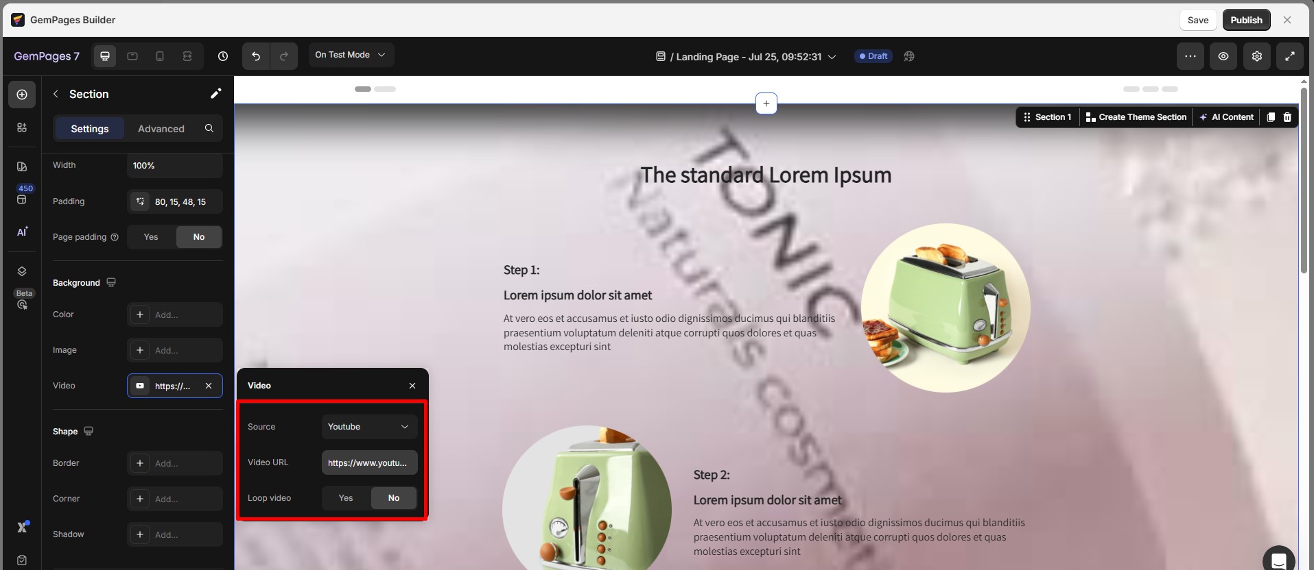 background-setting-video-setting