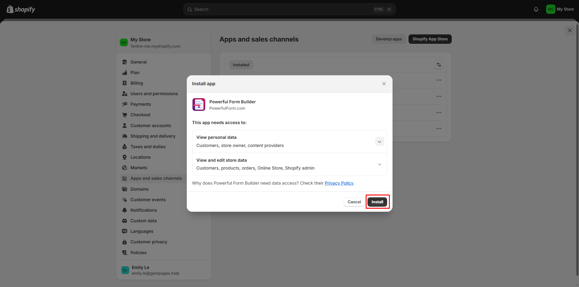 install-Powerful-contact