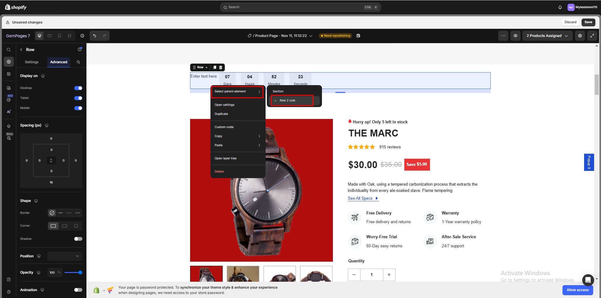 Design in-line Countdown timer in Announcement Bar - Help Center