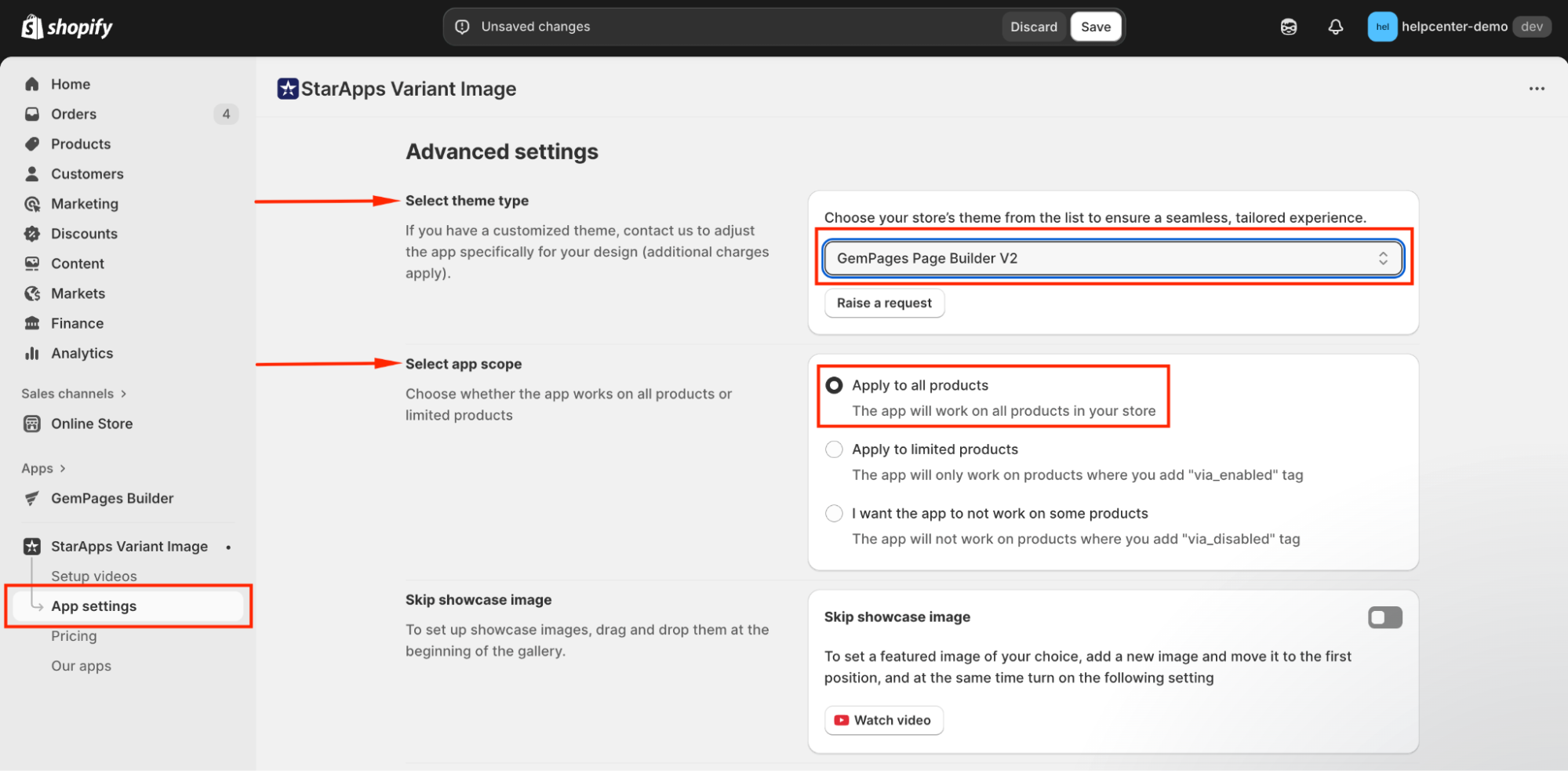 starapps-app-setting
