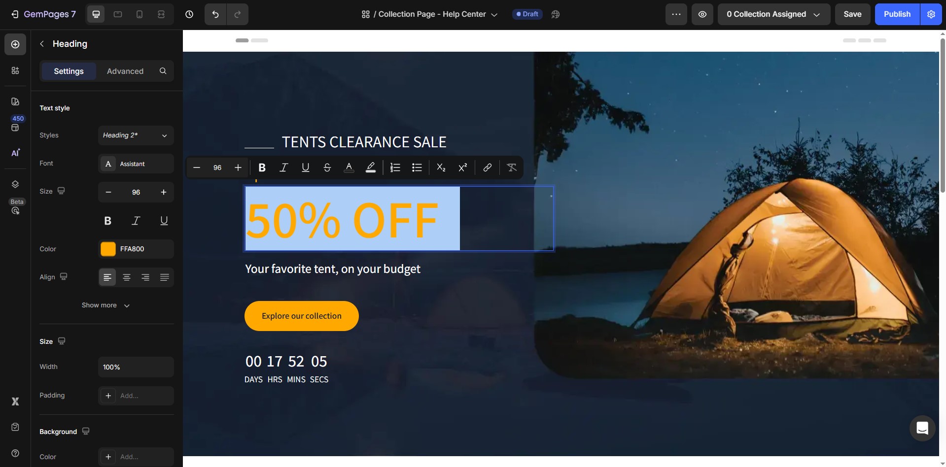 create-collection-page-customize