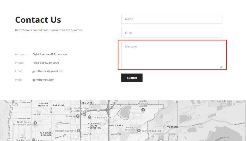 Text Area Element - Help Center