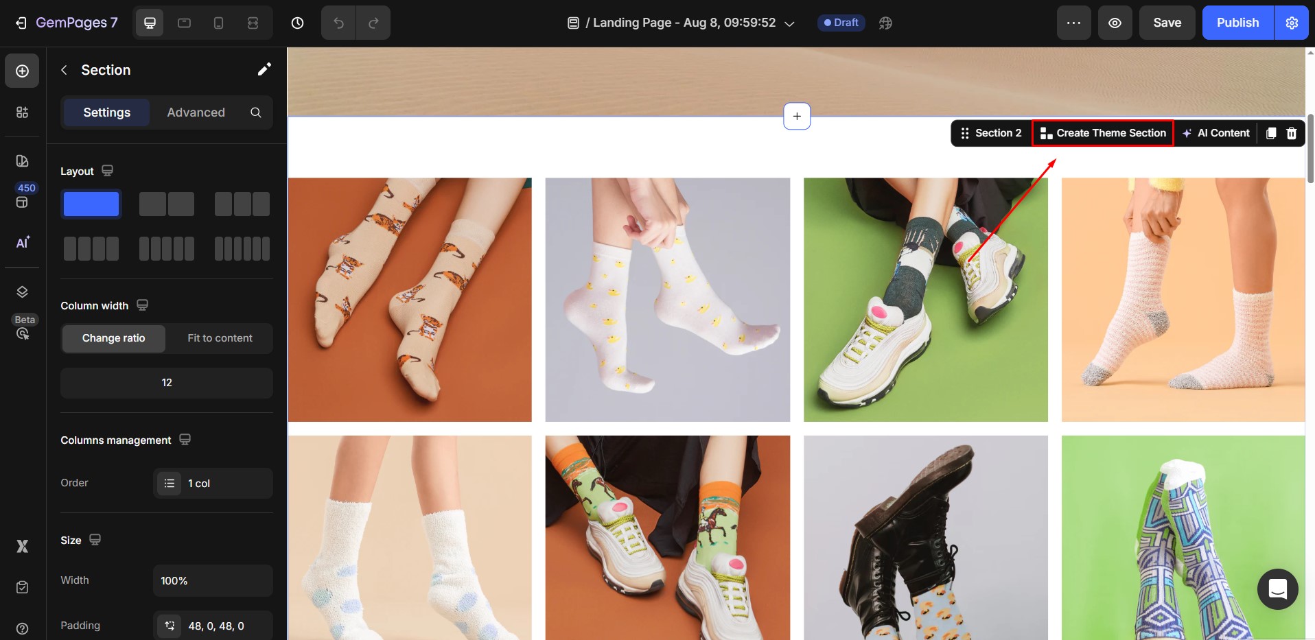 save-section-create-theme-section