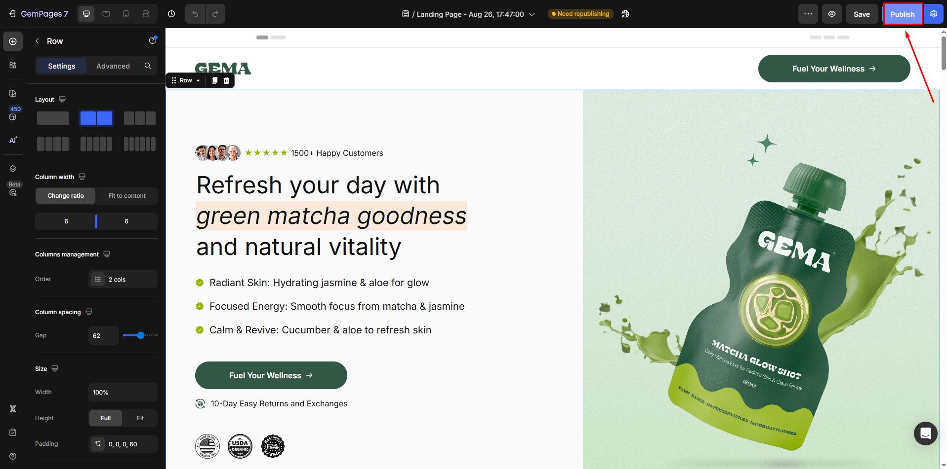 make-page-live-publish