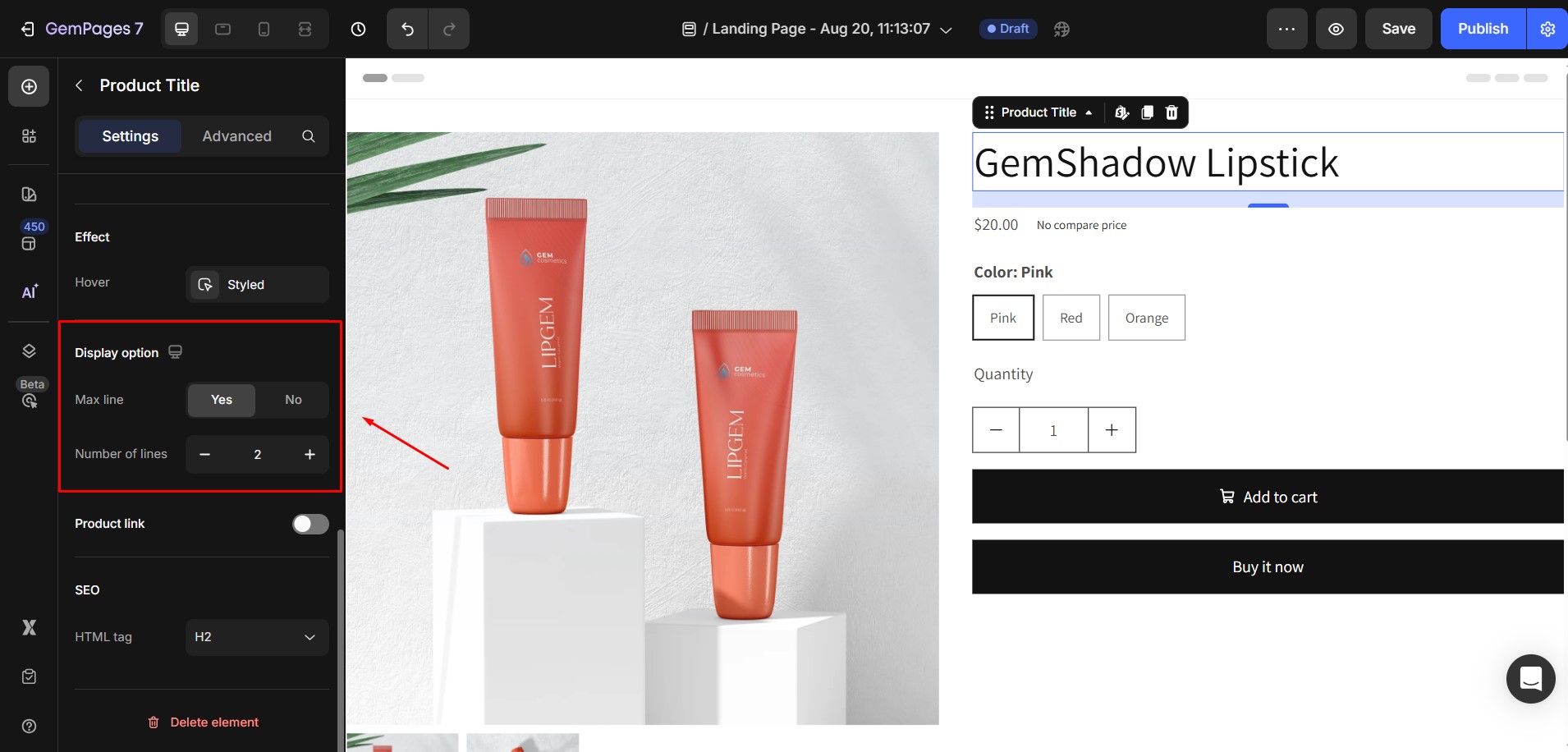 product-title-display-option