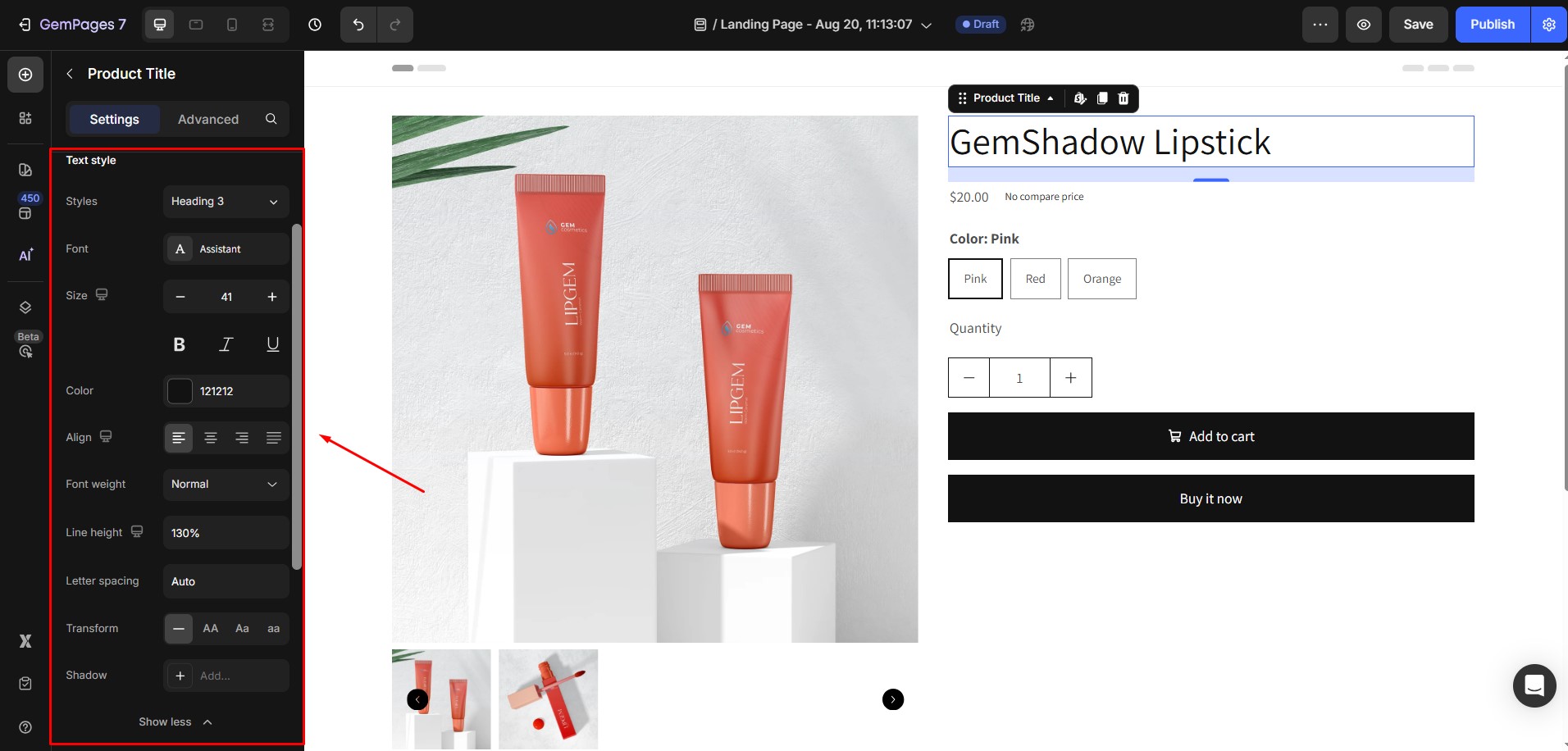 product-title-text-styles