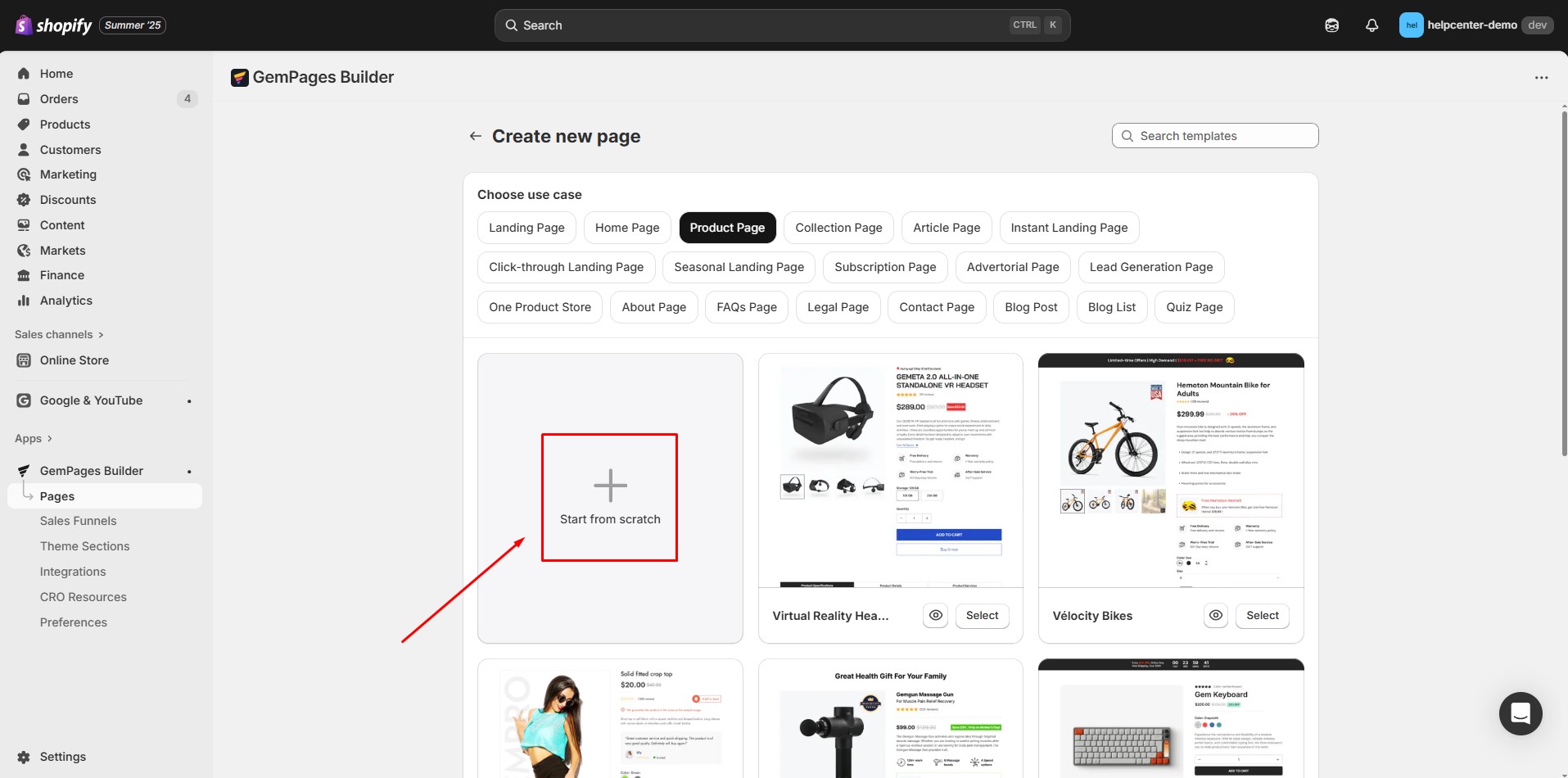 product-page-template-start-from-scratch