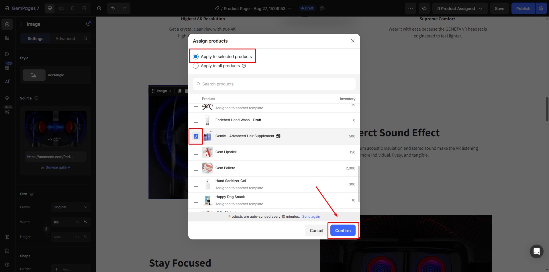 product-page-template-one-product-assign