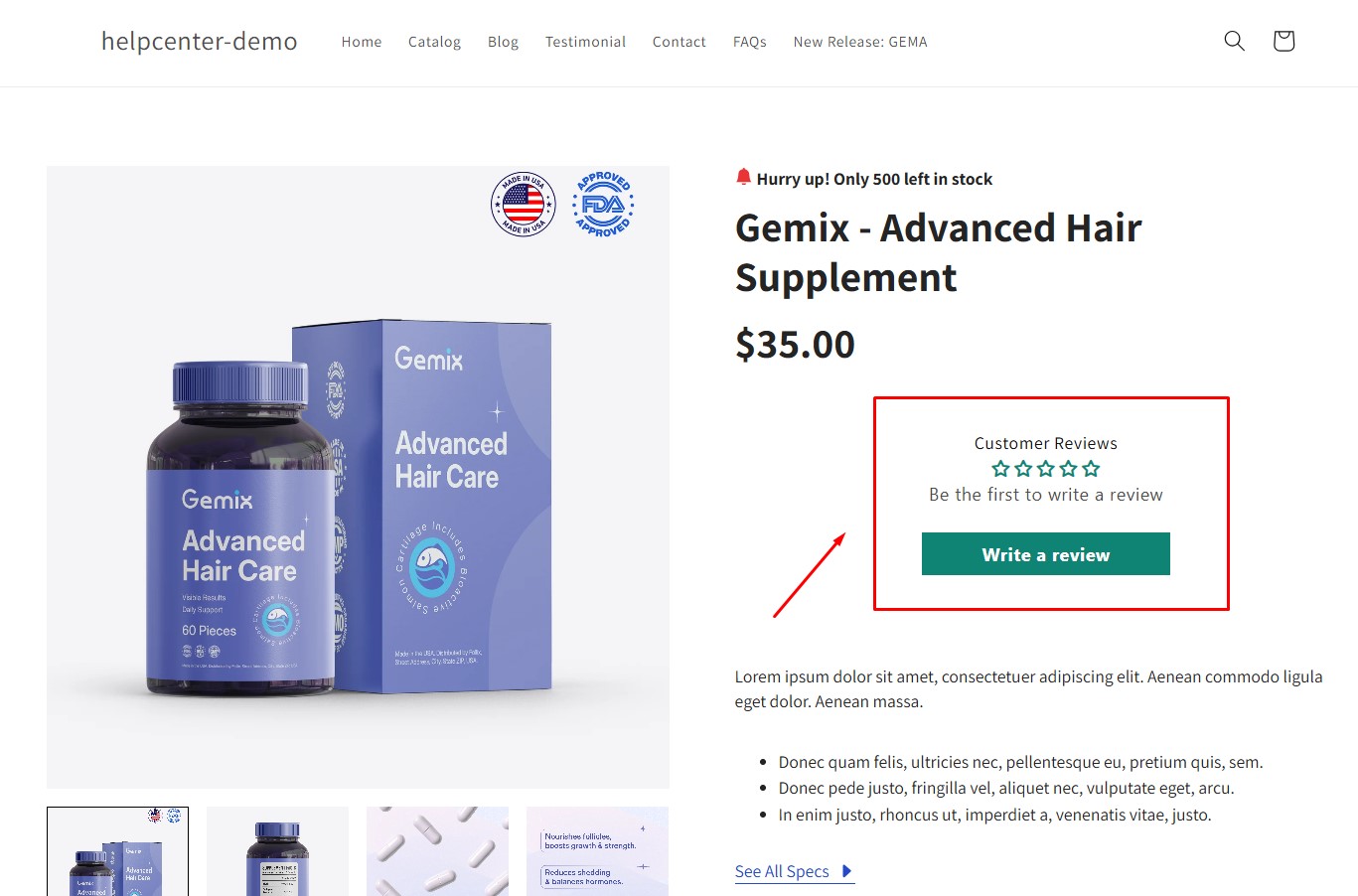 add-product-reviews-result