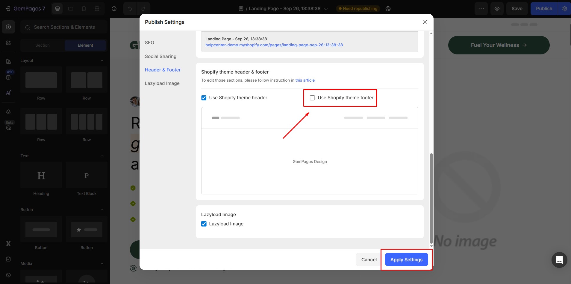 hide-header-footer-hide-footer