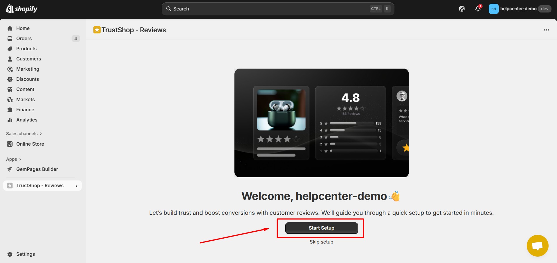 trustshop-start-setup