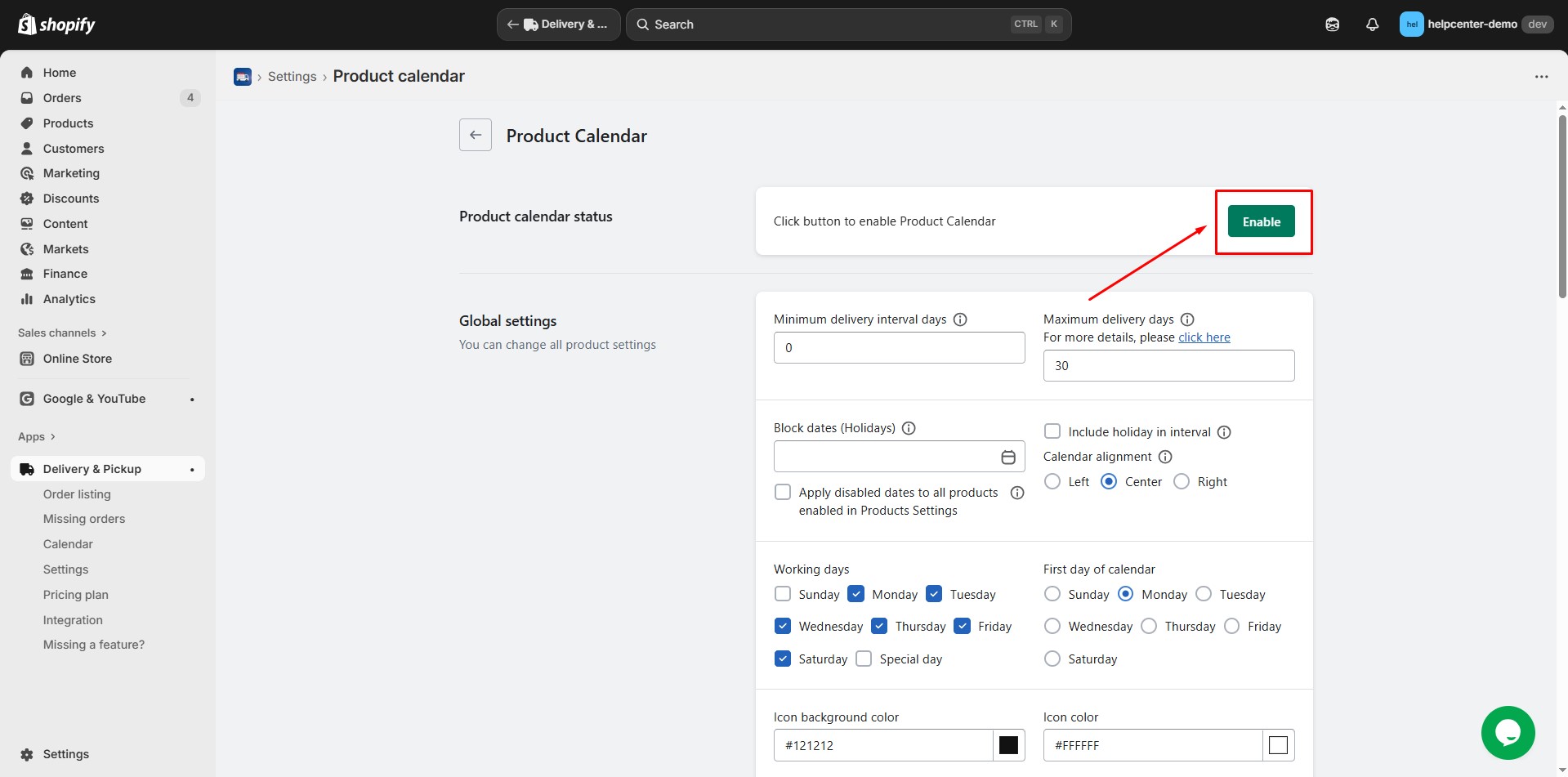 stellar-delivery-date-enable-product-calendar