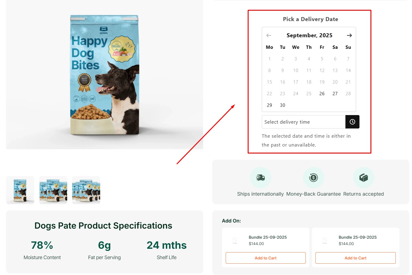 stellar-delivery-date-result