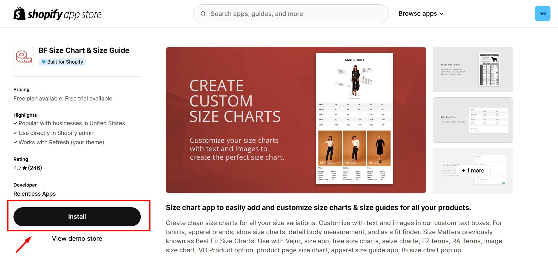 BFSizeChart&SizeGuide1