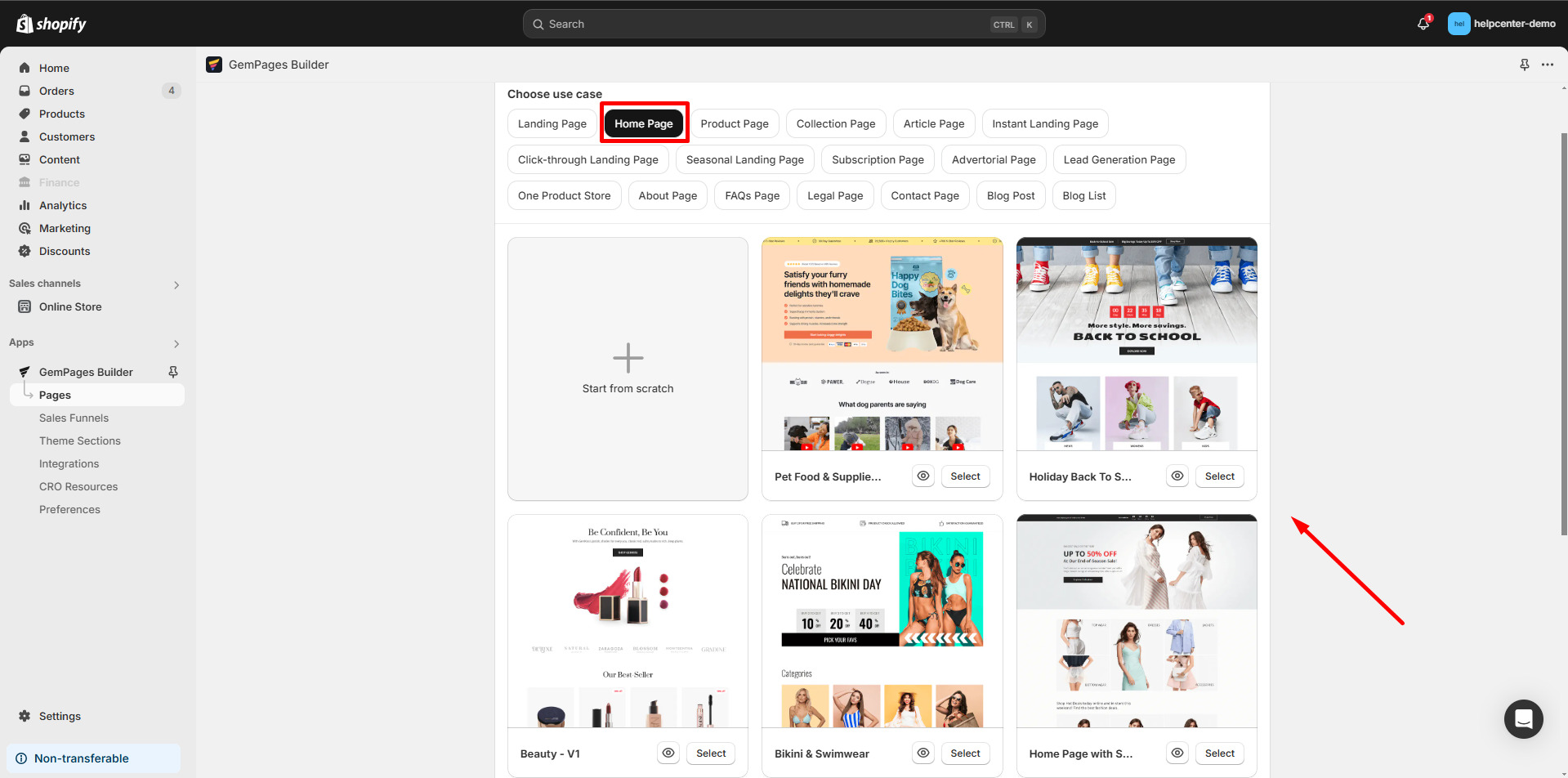 create-shopify one-product-store-7