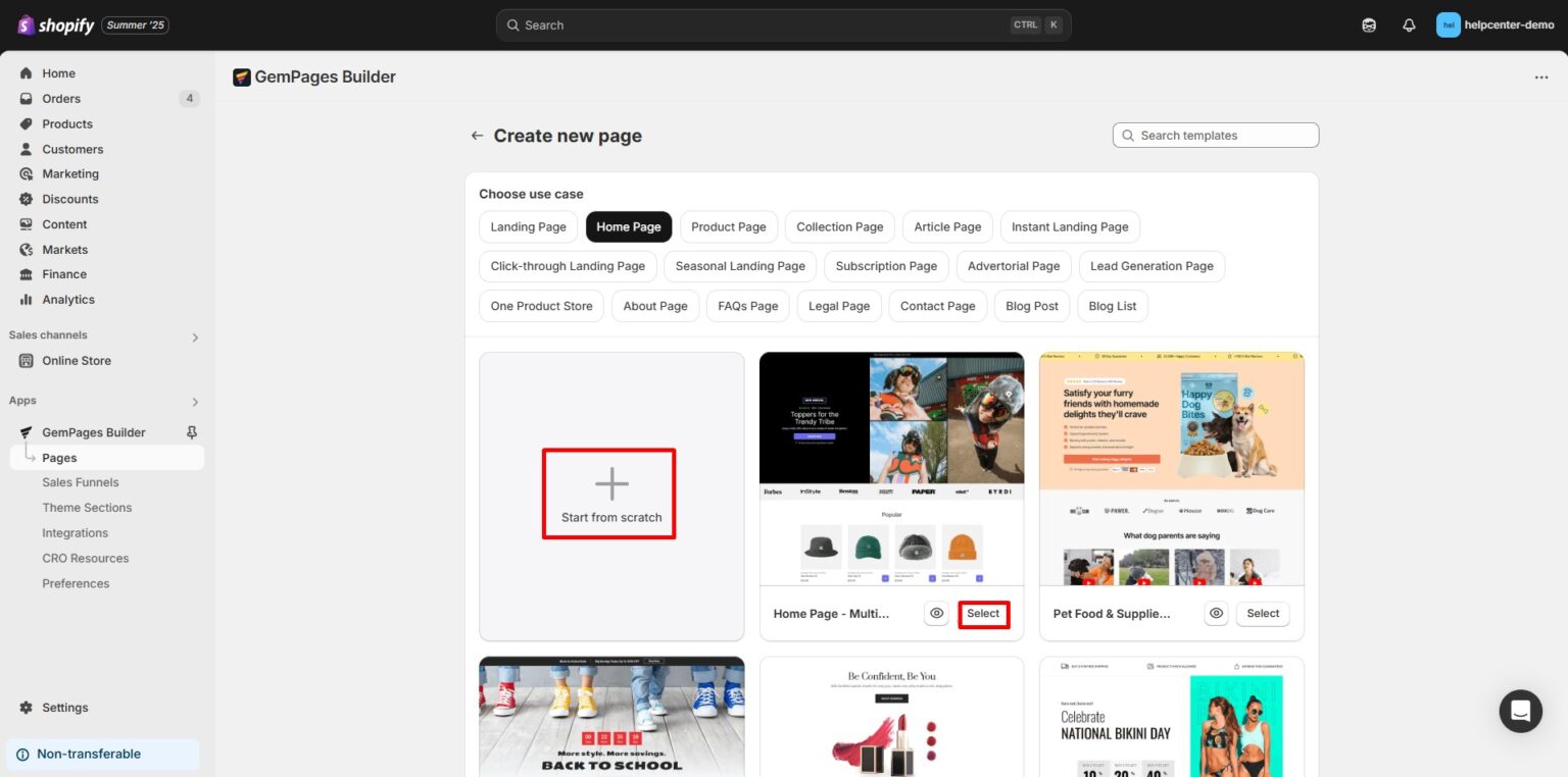 How to Create a Shopify Print on Demand Store with GemPages - Help Center