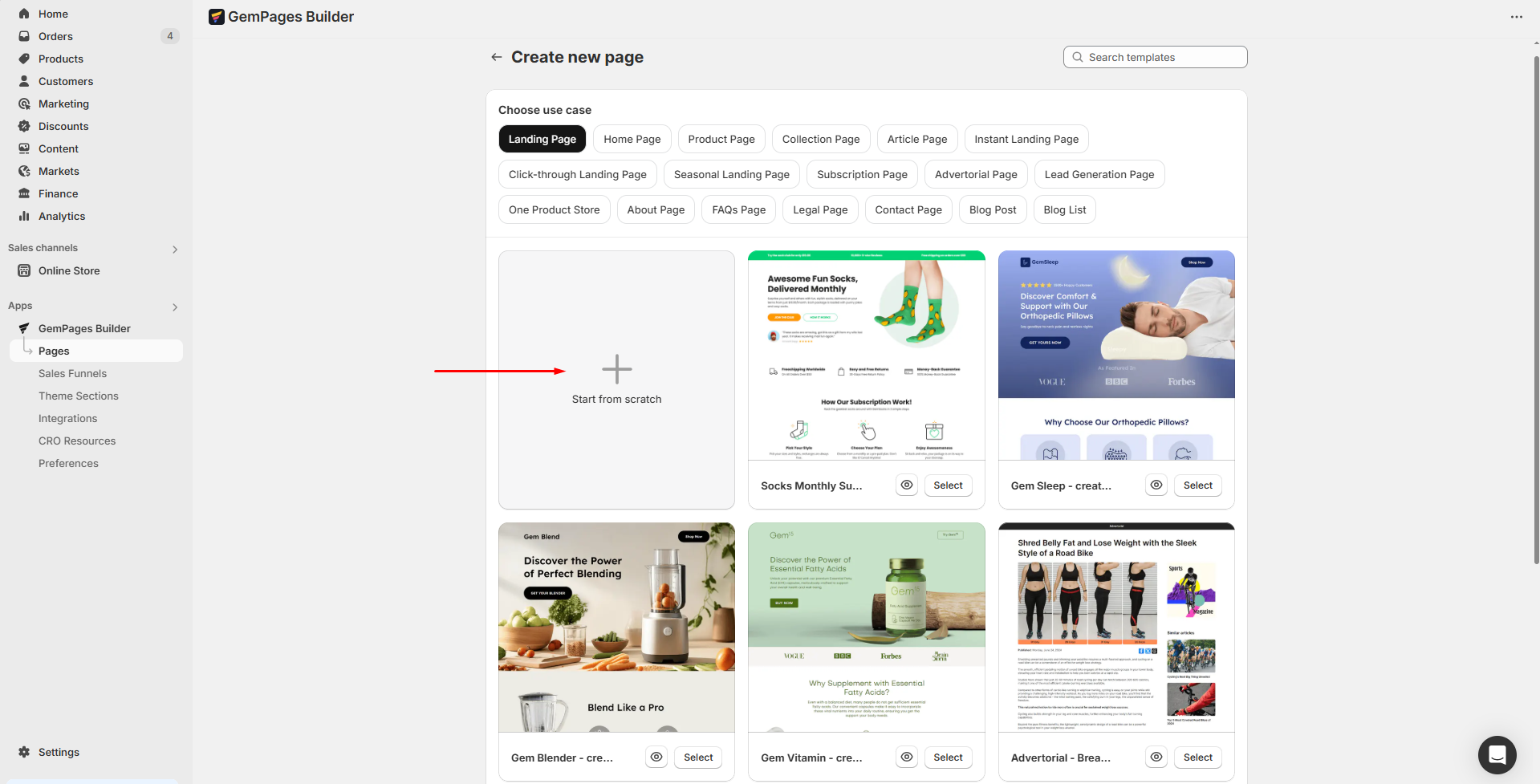 Start from the scratch