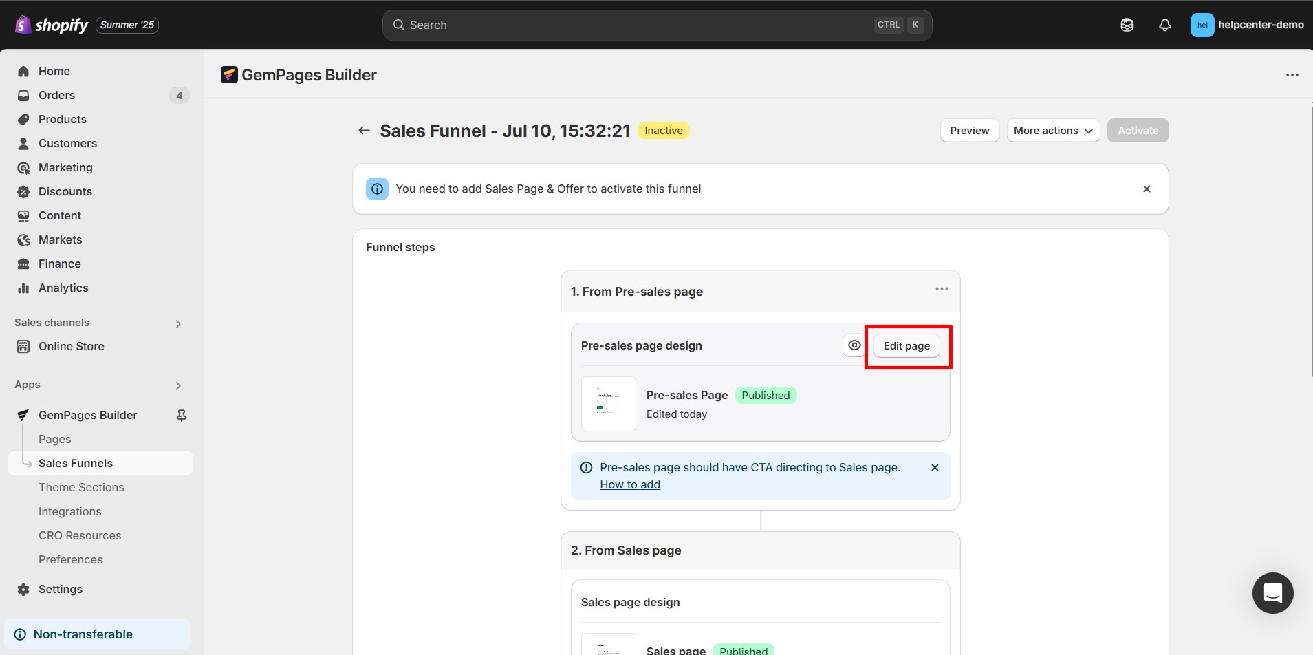 replace-pre-sale-page