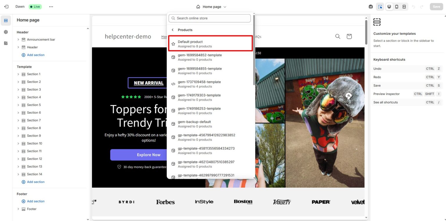 How to Add Product Recommendation on Shopify & GemPages - Help Center