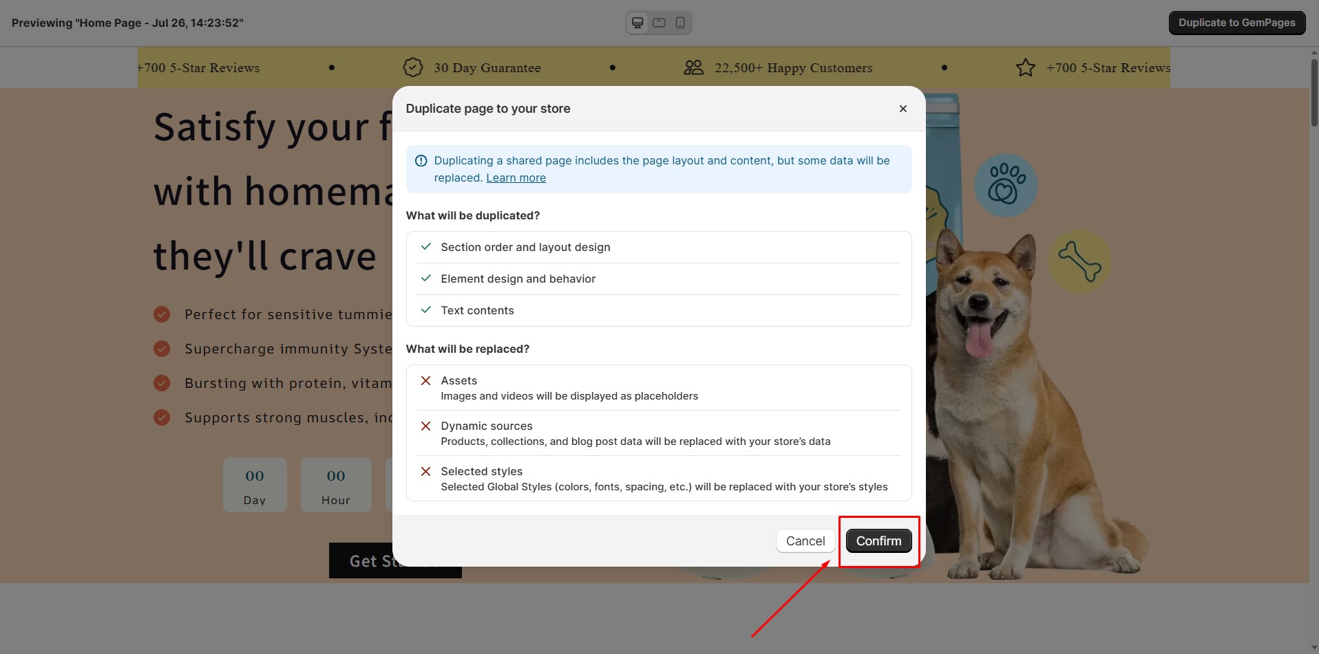 share-page-confirmation