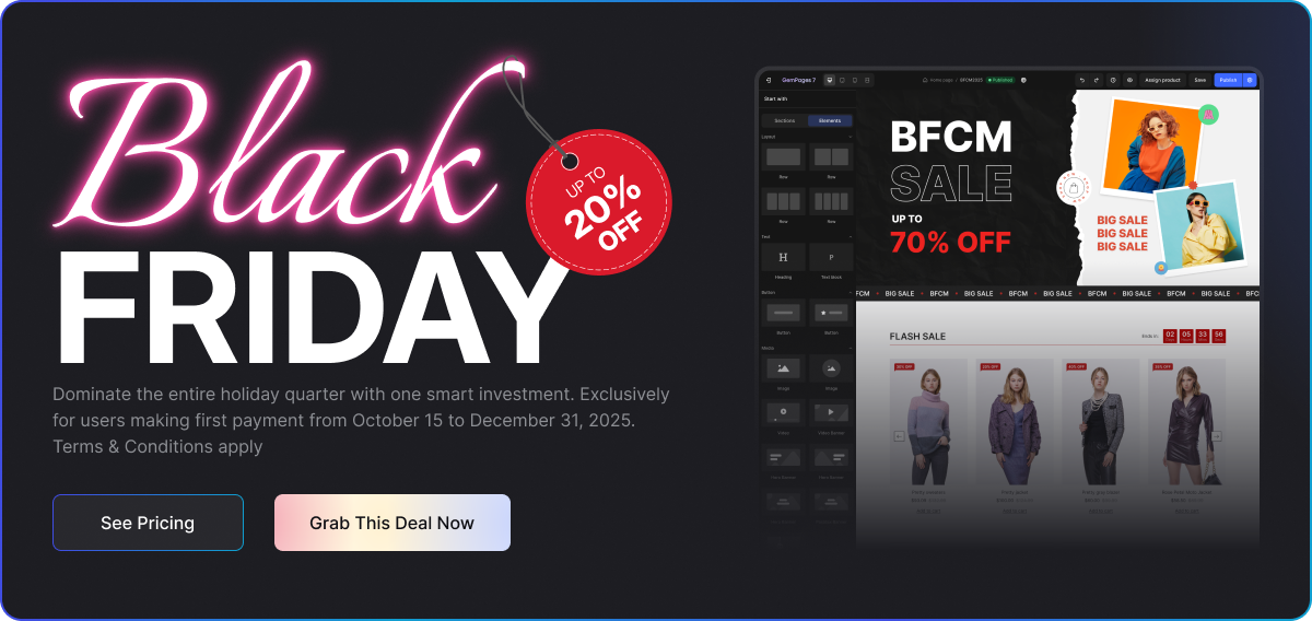BFCM 20% offer