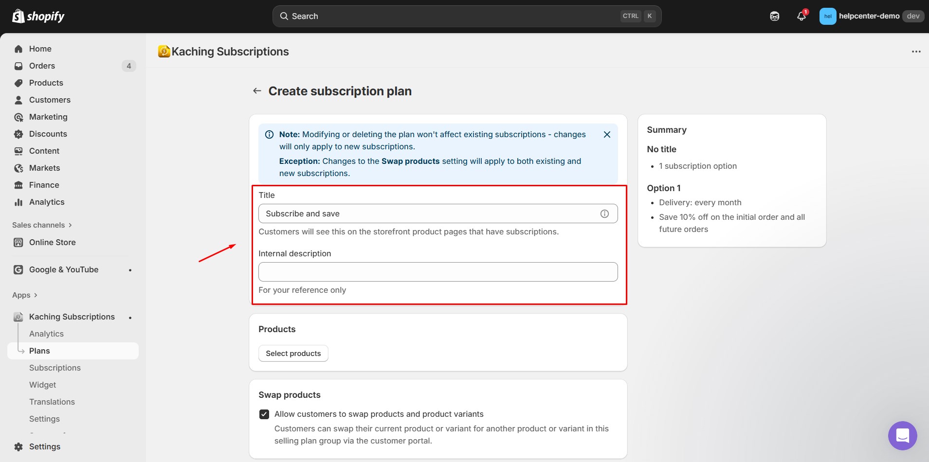 kaching-subscription-setting-title