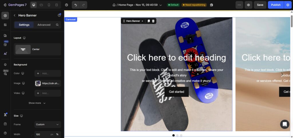 How to Create a Collection Carousel in Shopify - Help Center