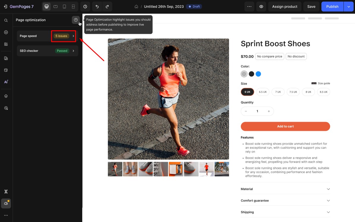 page-optimzation-click-issue