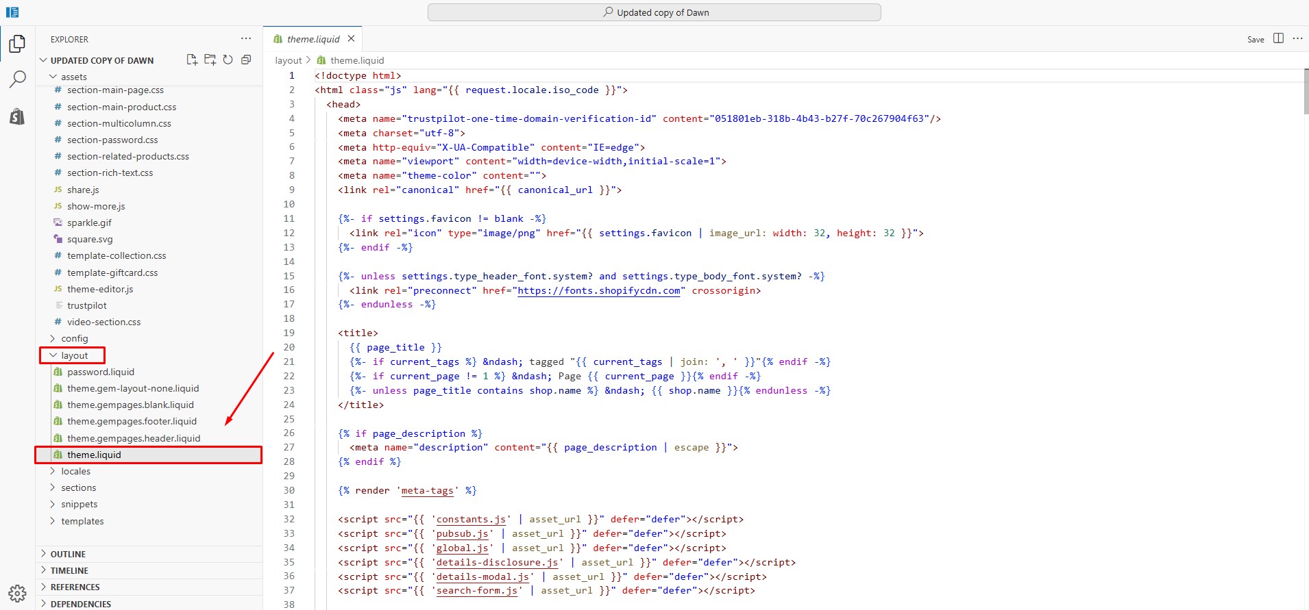 gtm-shopify-layout-theme-liquid