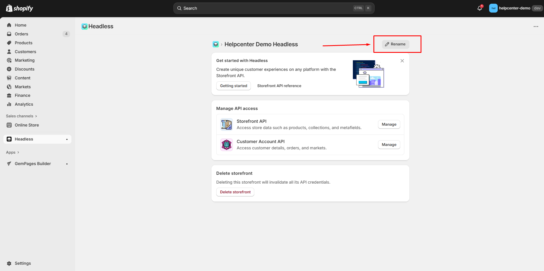 connect-ilp-to-shopify-rename-storefront