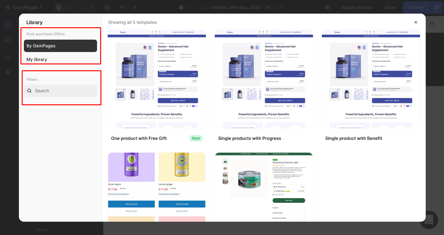 new-library-post-purchase-offer-by-gempages