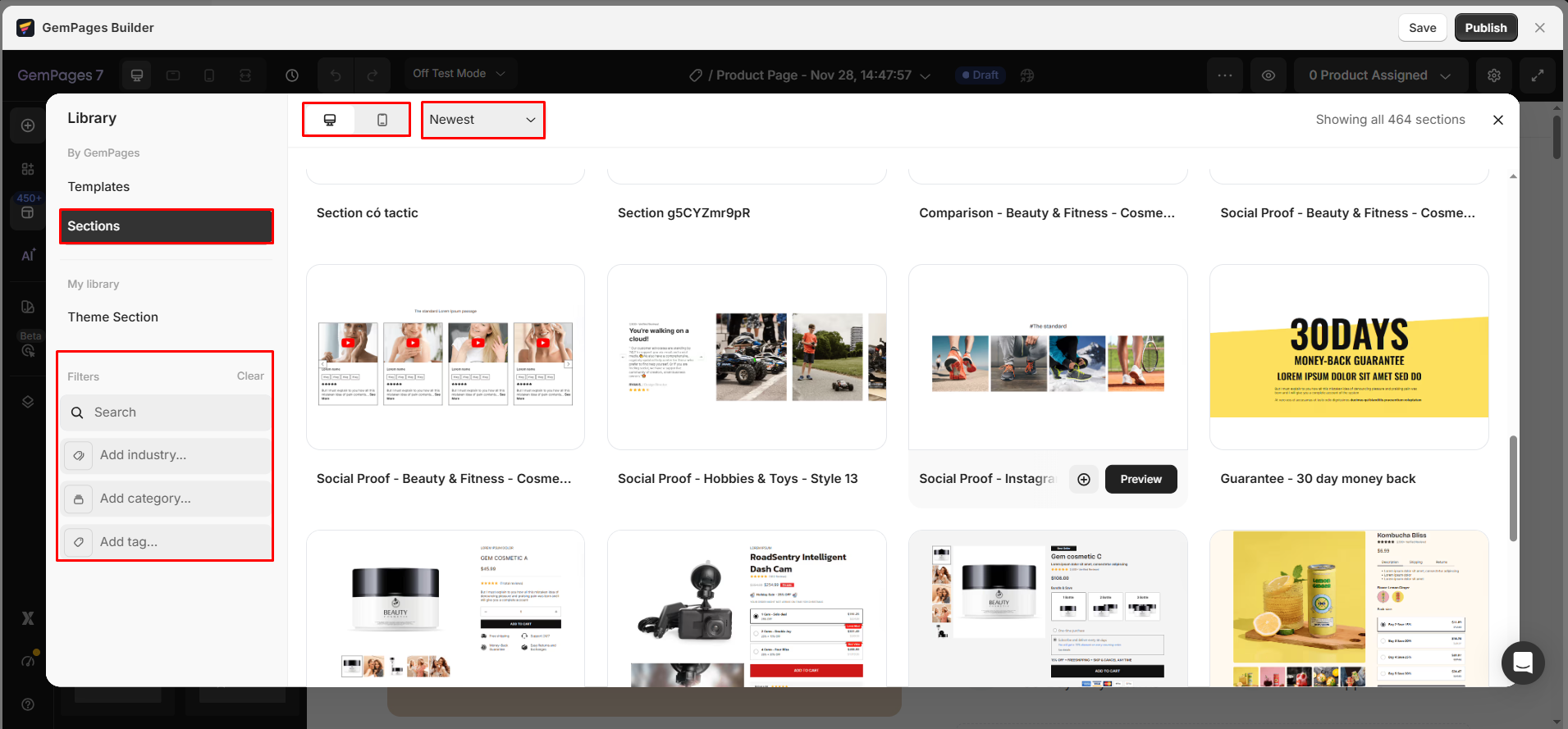 new-library-section-tab
