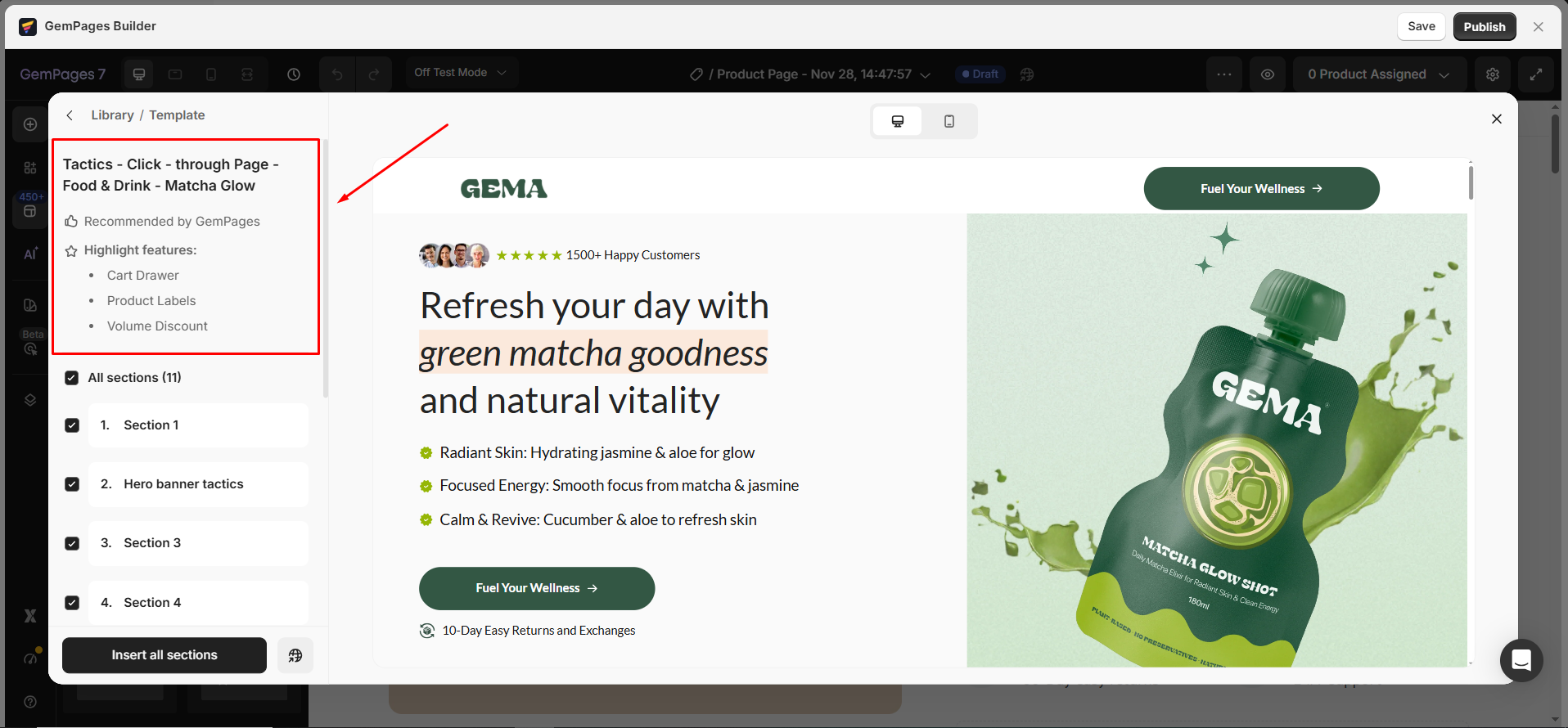 new-library-template-information