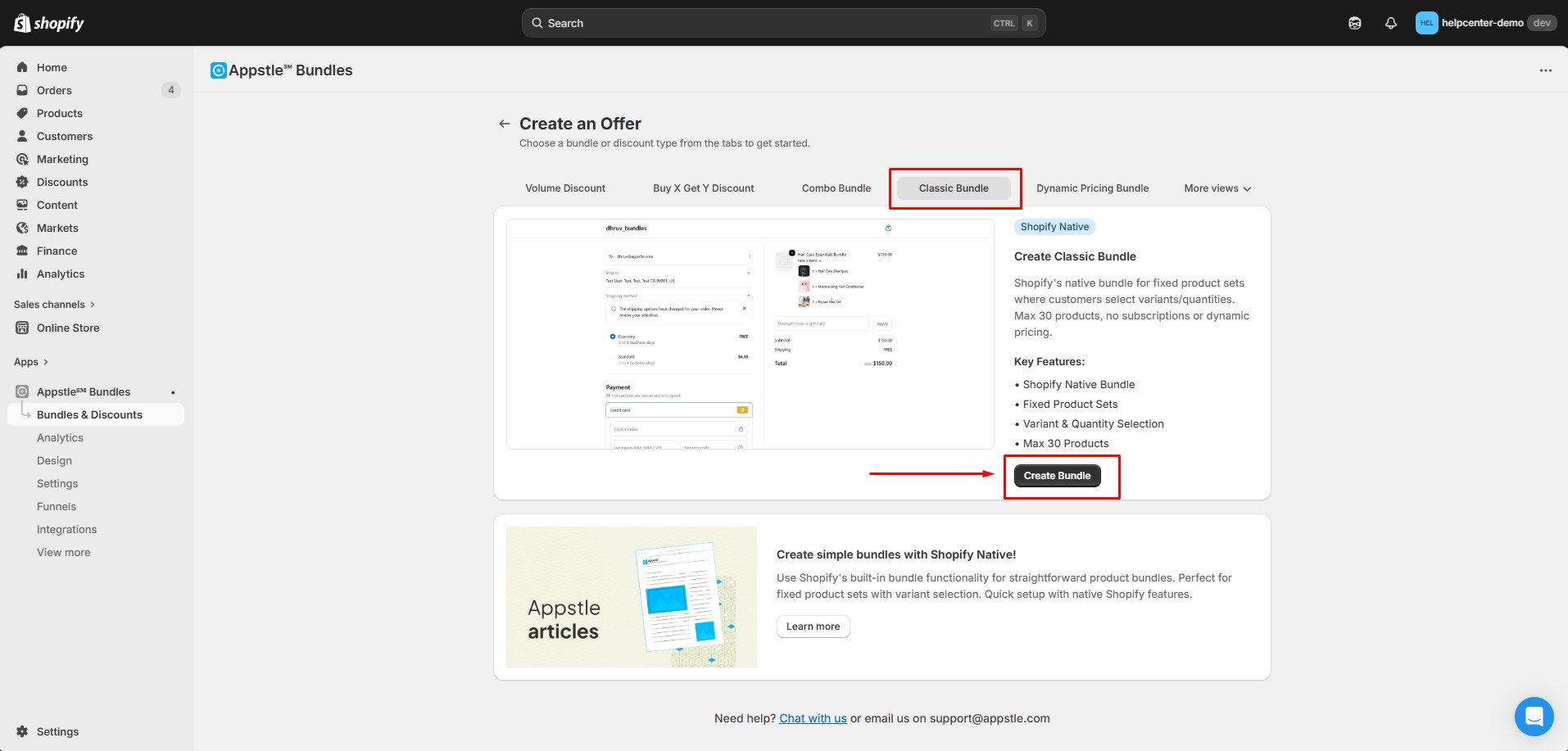 create-classic-bundle
