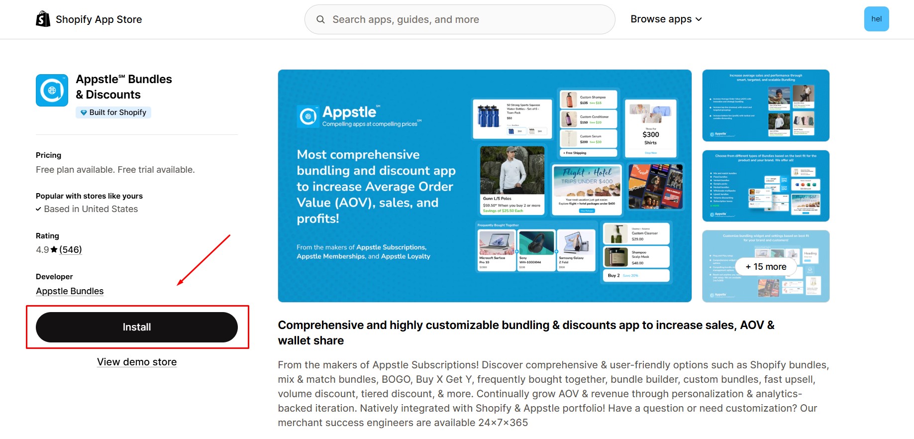 install-appstle-bundle