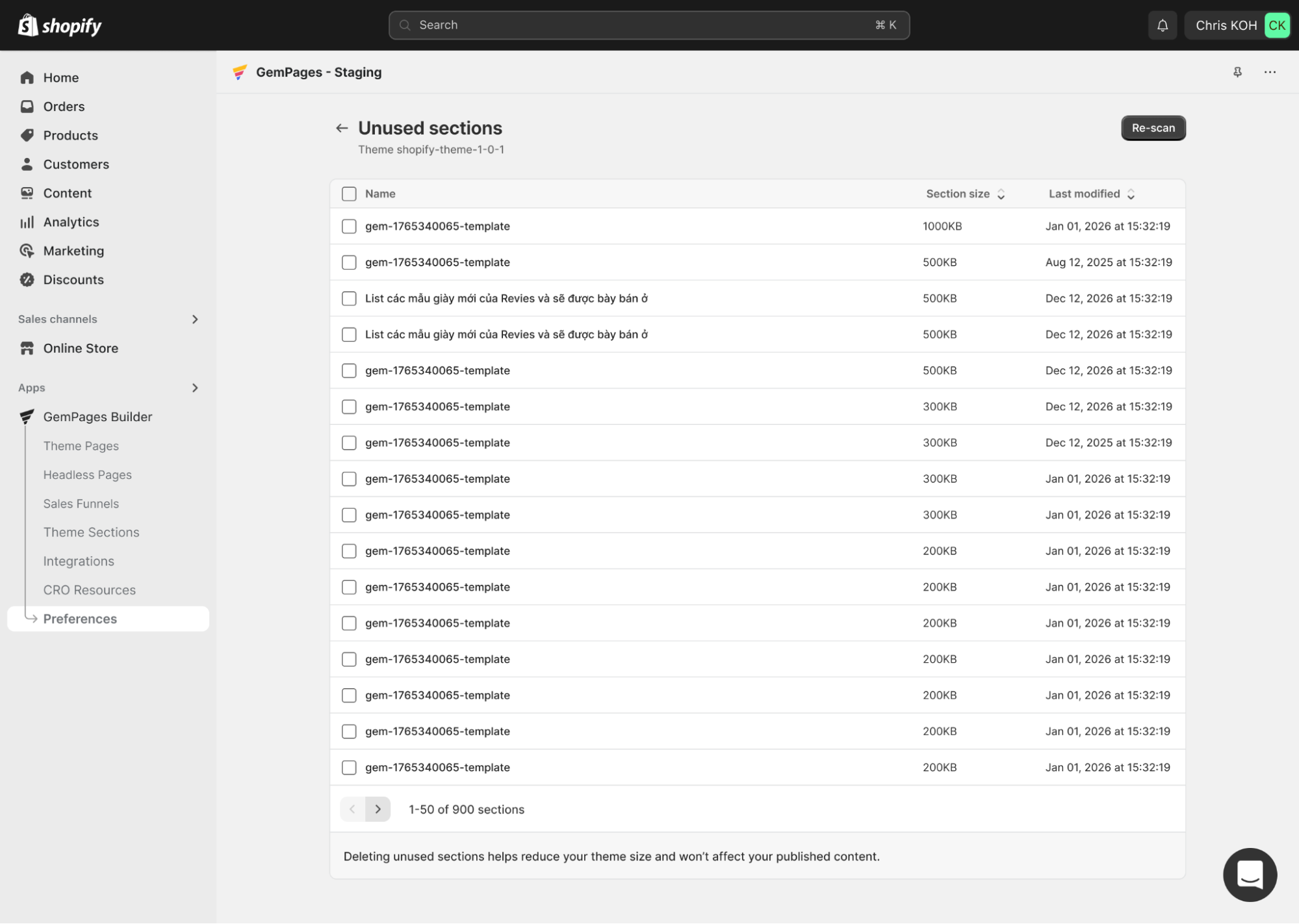 delete-unused-section-detect