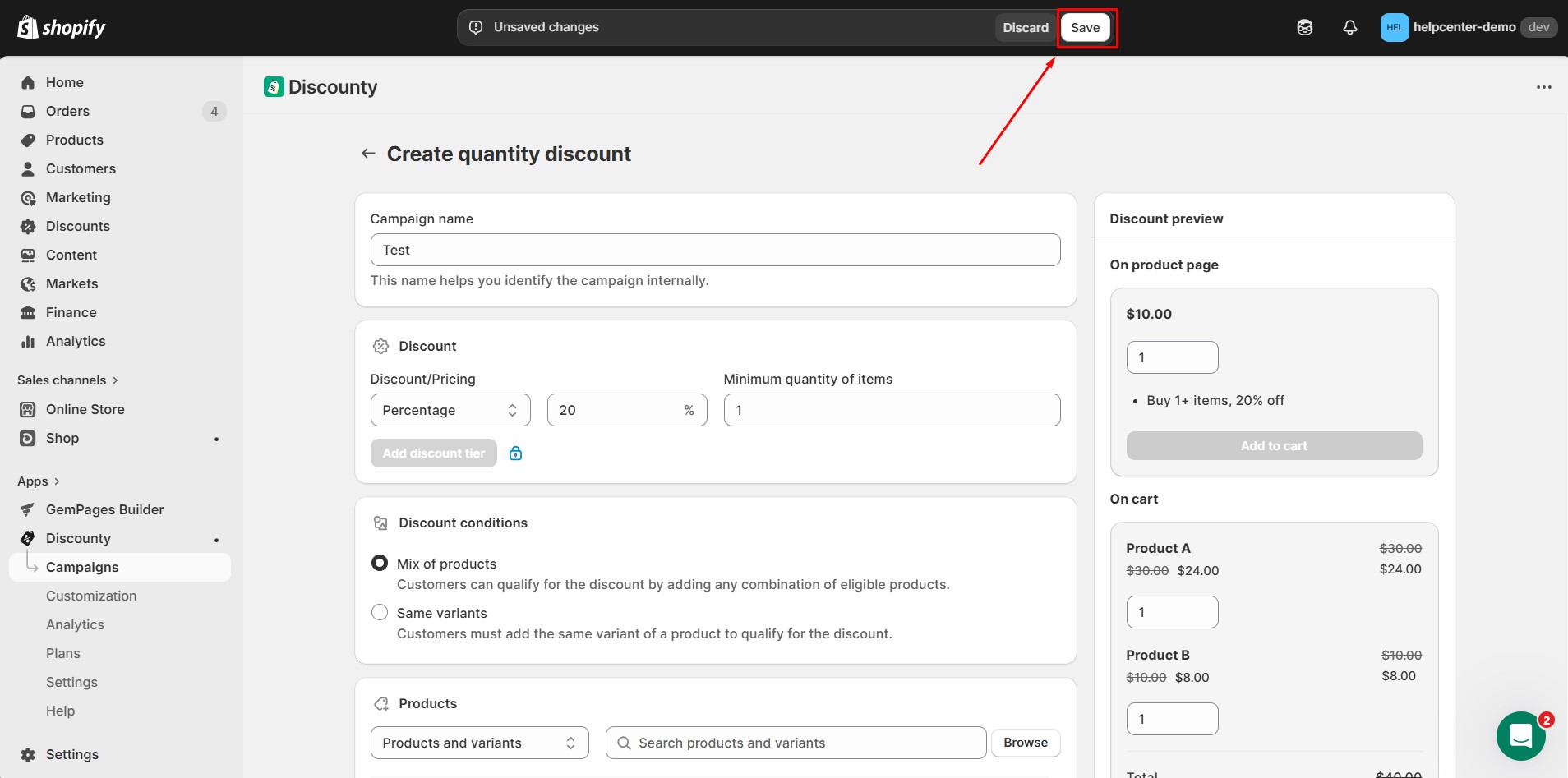 discounty-discount-setting