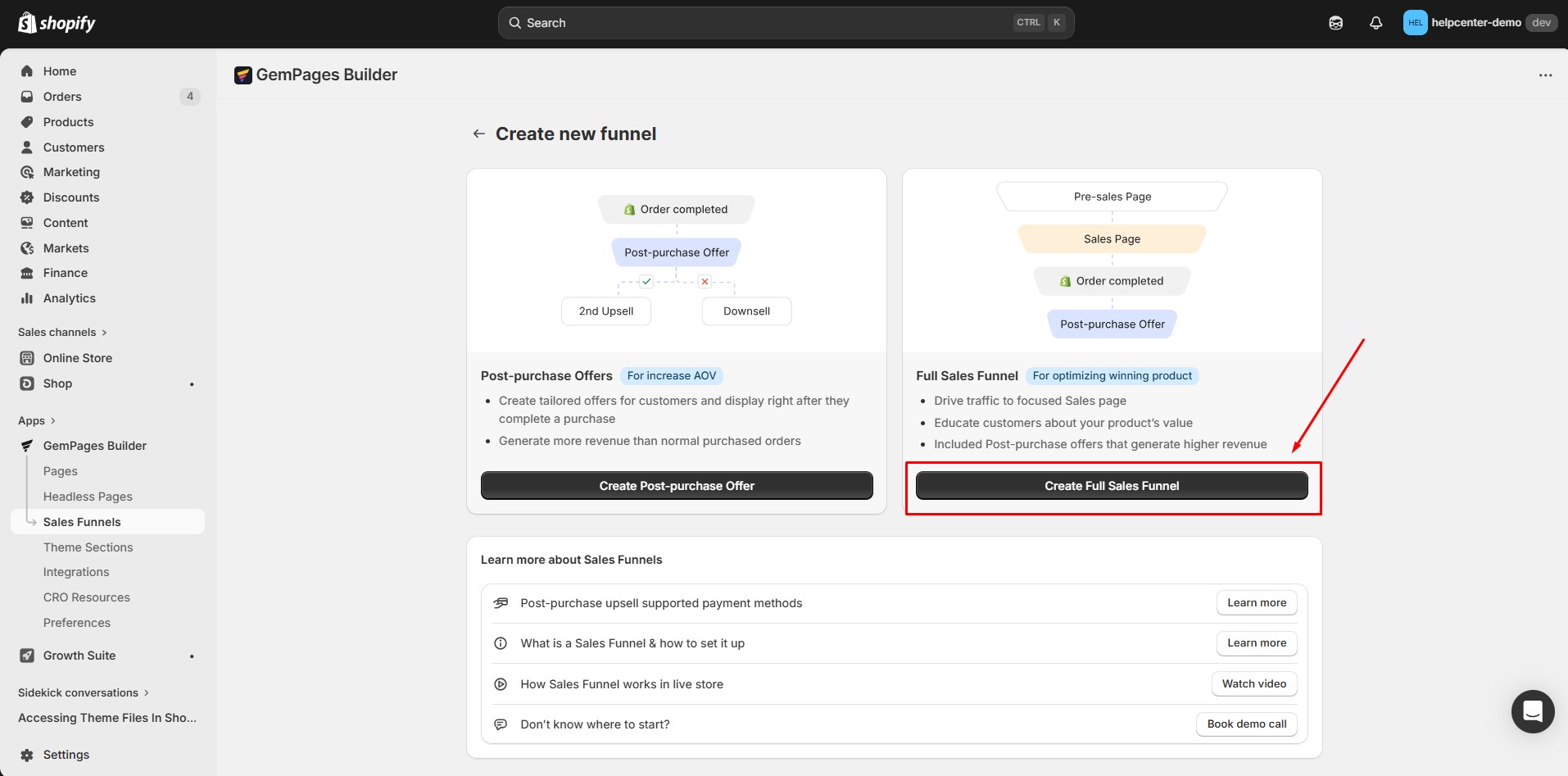 create-full-sales-funnel