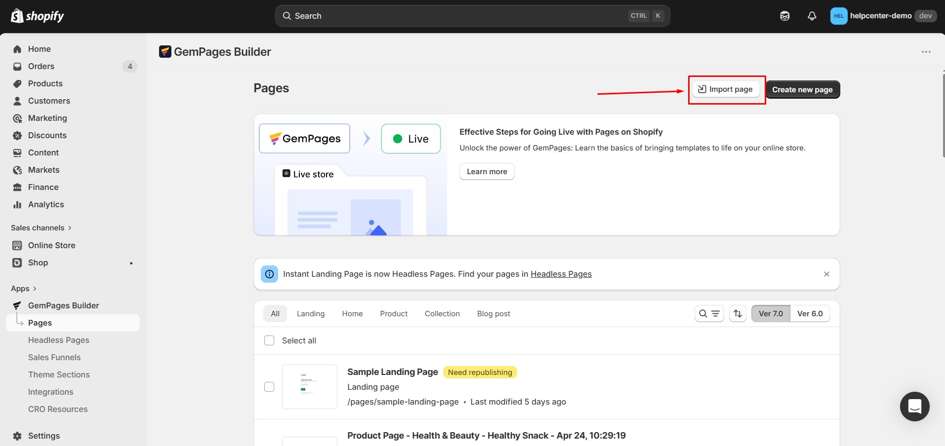 import-page