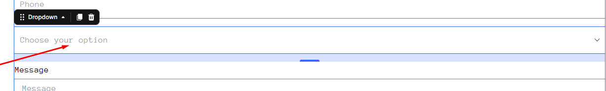 change-default-text-dropdown