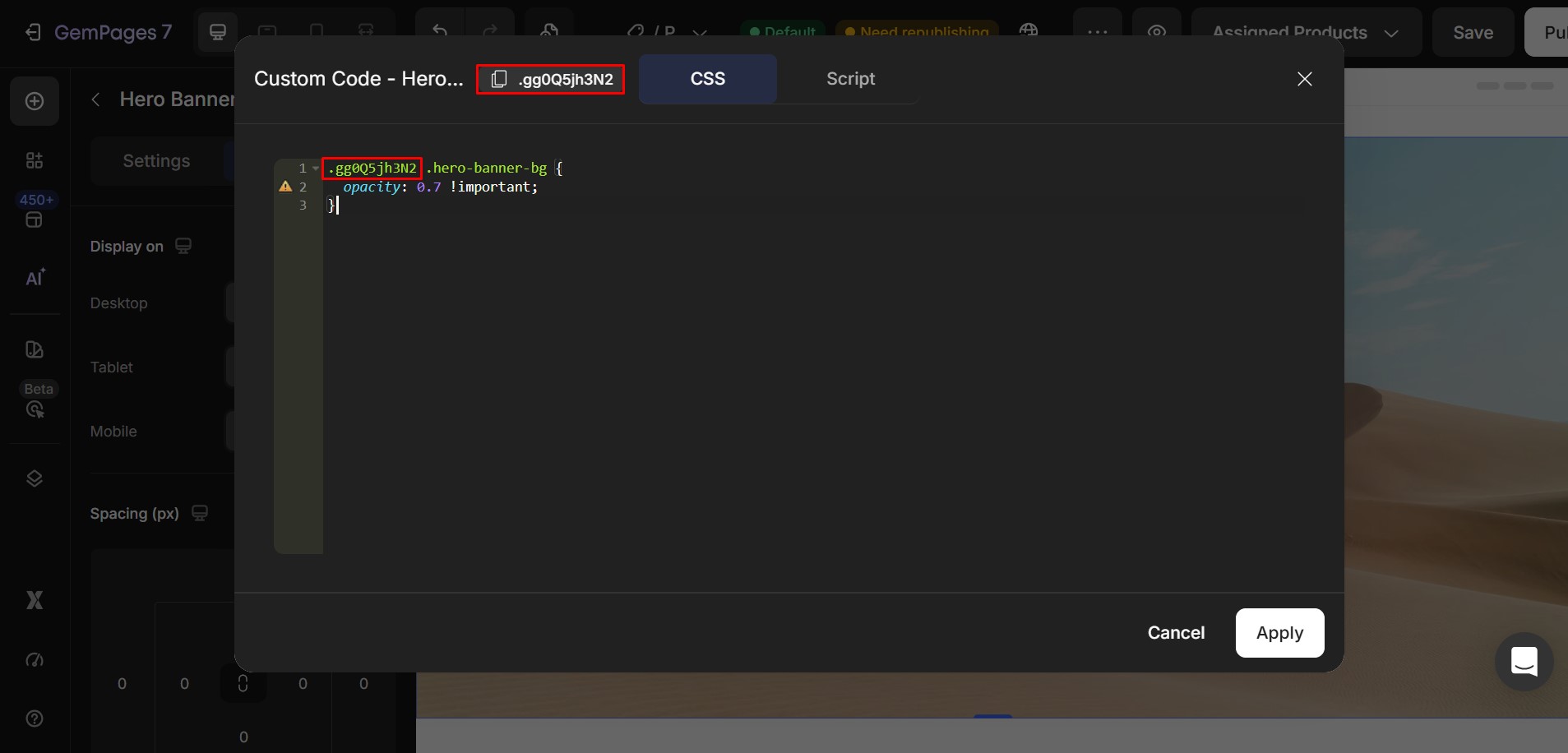 hero-banner-opacity-paste-code